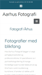Mobile Screenshot of aarhusfotografi.dk